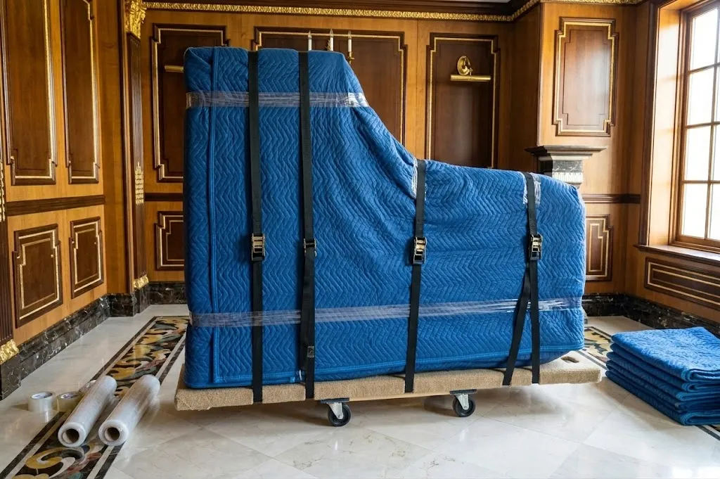 Urban piano moving in North York high-rises